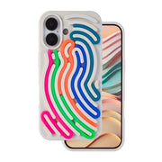 Coque ARTLINE 3D iPhone – Protection silicone design relief coloré