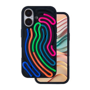 Coque ARTLINE 3D iPhone – Protection silicone design relief coloré